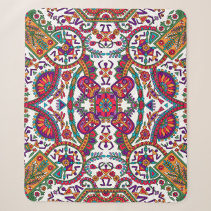 Traditionelle Volkskunst im Allover-Designart, eth Sherpadecke