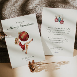 Traditionelle Weihnachtsfeiertage Feiertagskarte