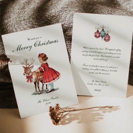 Traditionelle Weihnachtsfeiertage Feiertagskarte