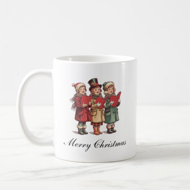 Traditionelle Weihnachtsfeiertage Kaffeetasse (Links)