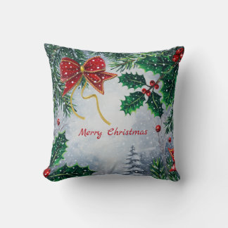 Traditionelle Weihnachtsfeiertage Personalisieren Kissen