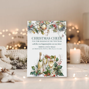 Traditionelle Weihnachtsfreude im neuen Zuhause Feiertagskarte