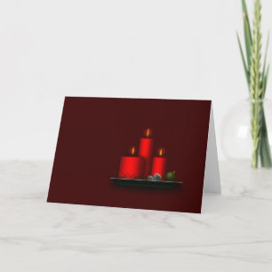 Traditionelle Weihnachtsgruß-Karte Feiertagskarte