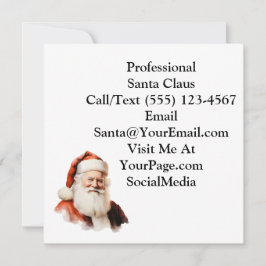 Traditionelle Weihnachtskarte Einladung