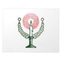 Traditionelle Weihnachtskerze