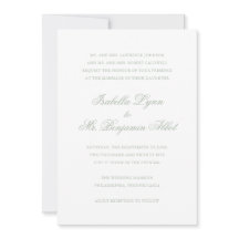 Traditionelle weiße Hochzeit