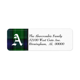 Traditioneller Abercrombie Tartan-kariertes