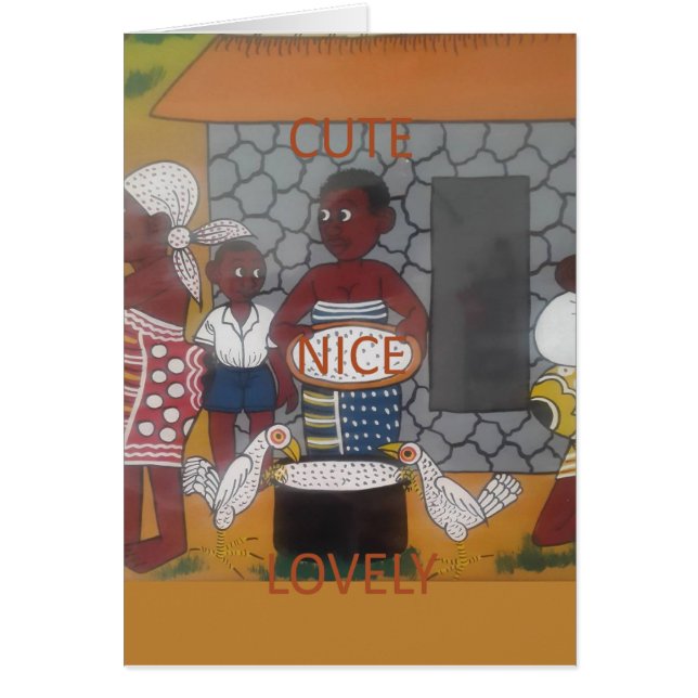 Traditioneller afrikanischer Homestead-Lifestyle (Vorne)