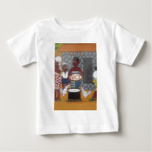 Traditioneller afrikanischer Homestead-Lifestyle Baby T-shirt