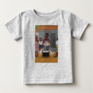 Traditioneller afrikanischer Homestead-Lifestyle Baby T-shirt