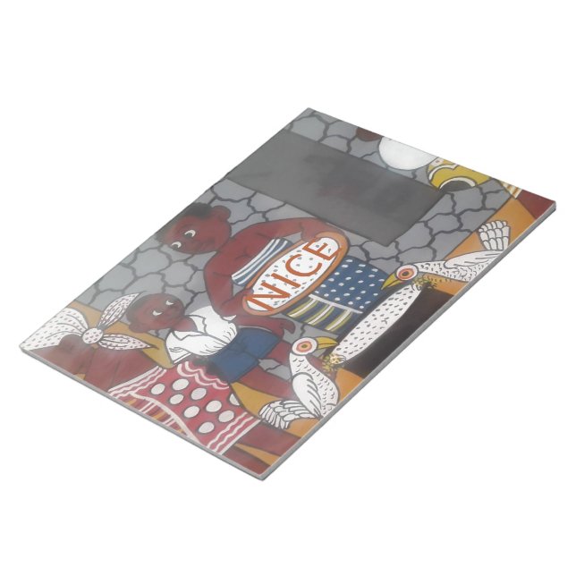 Traditioneller afrikanischer Homestead-Lifestyle Notizblock (angewinkelt)