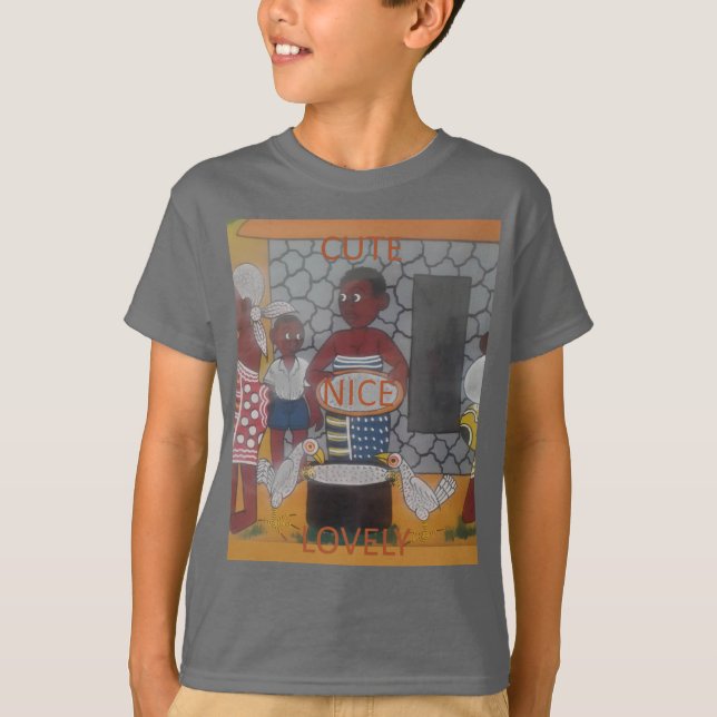 Traditioneller afrikanischer Homestead-Lifestyle T-Shirt (Vorderseite)