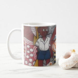 Traditioneller afrikanischer Siedlungsstil Kaffeetasse