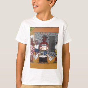 Traditioneller afrikanischer Siedlungsstil T-Shirt