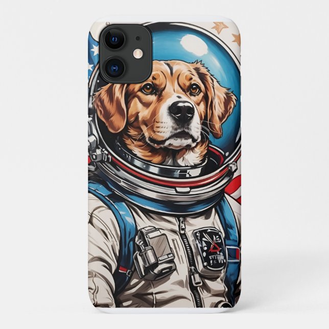 Traditioneller amerikanischer Hund Zeichnend Case-Mate iPhone Hülle (Rückseite)