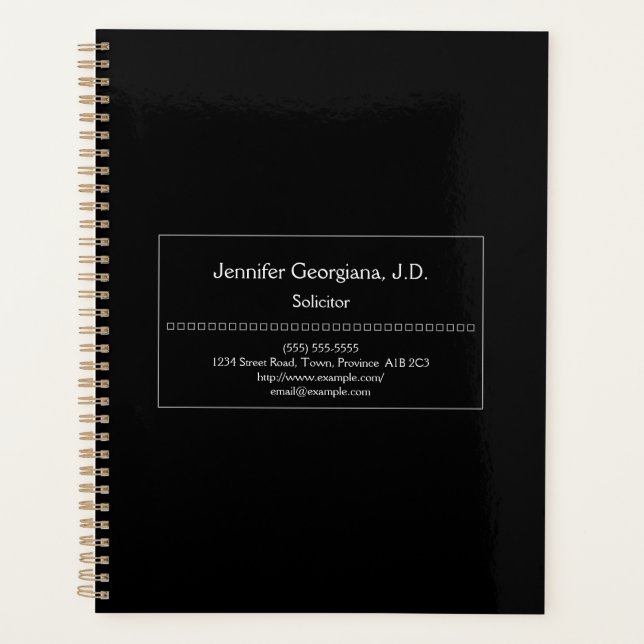 Traditioneller Anwaltsplaner Planer (Vorderseite)