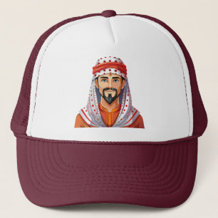 Traditioneller arabischer oder muslimischer Hut Truckerkappe