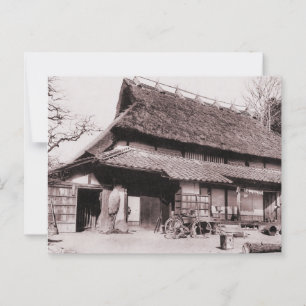Traditioneller Bauernhof von Mimasaka Postkarte