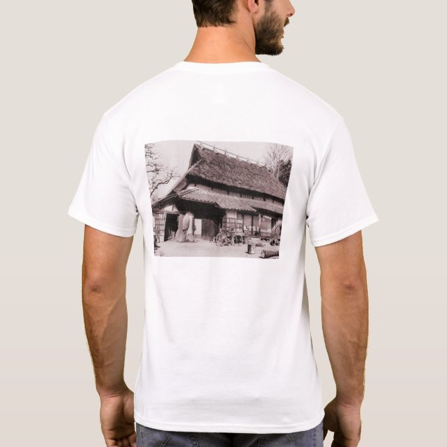 Traditioneller Bauernhof von Mimasaka T-Shirt (Rückseite)