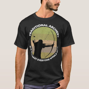 Traditioneller Bogenschießbow für Vintagen Bogensc T-Shirt