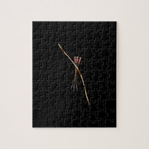 Traditioneller Boh und Pfeil Puzzle