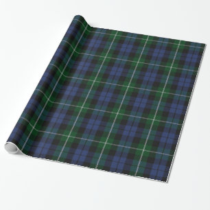 Traditioneller Campbelltartan-kariertes Geschenkpapier