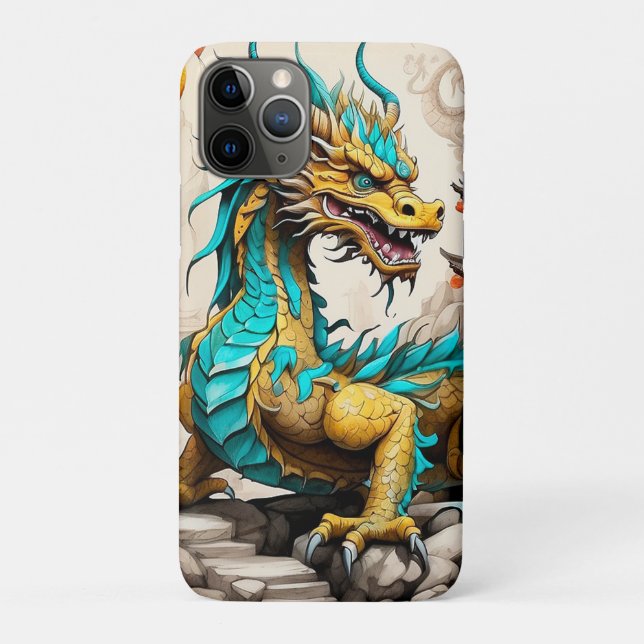 Traditioneller chinesischer Drache für das chinesi Case-Mate iPhone Hülle (Rückseite)