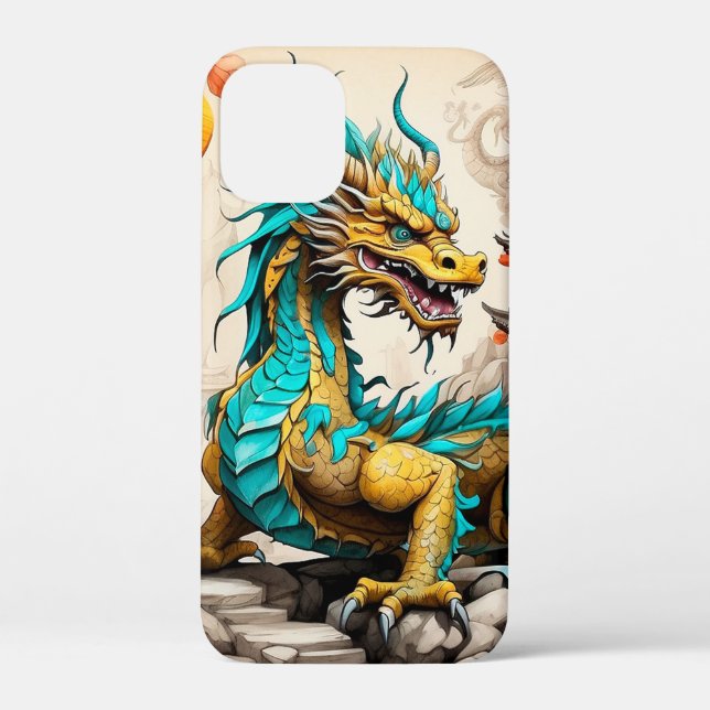 Traditioneller chinesischer Drache für das chinesi Case-Mate iPhone Hülle (Rückseite)