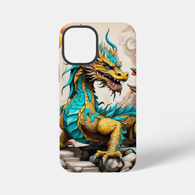 Traditioneller chinesischer Drache für das chinesi iPhone Hülle (Rückseite)