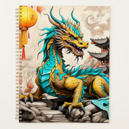 Traditioneller chinesischer Drache für das chinesi Planer