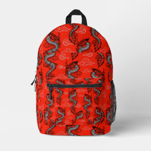 Traditioneller chinesischer Drache – Orientalische Bedruckter Rucksack