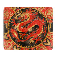 Traditioneller chinesischer Drache Red Gold Golden