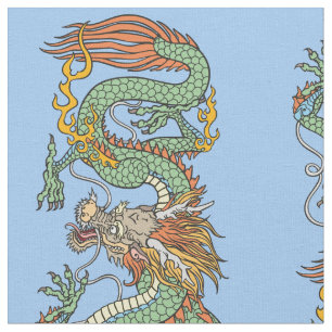 Traditioneller chinesischer Drache Stoff