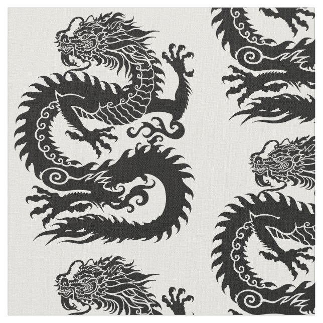 Traditioneller chinesischer Drache Stoff (Nahaufnahme)