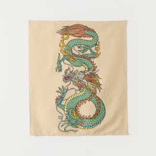Traditioneller chinesischer Drache Wandteppich