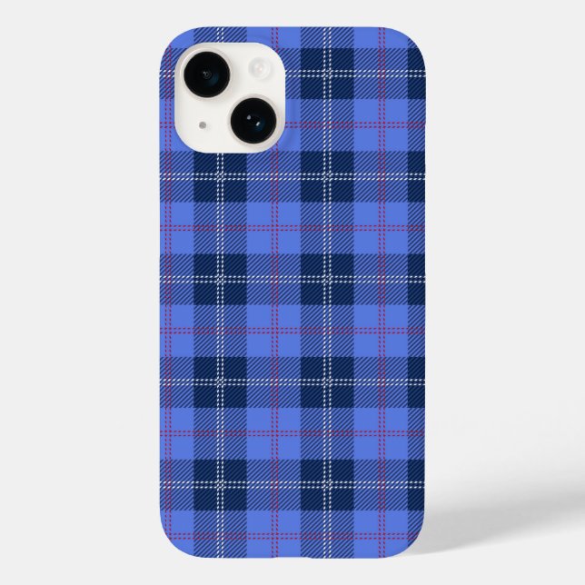 Traditioneller Davidson Clan Kariert Tartan Case-Mate iPhone Hülle (Rückseite)