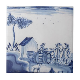 Traditioneller Delft Tile mit Barrels-35 Fliese