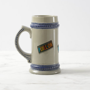 Traditioneller deutscher Bierkrug Bierglas