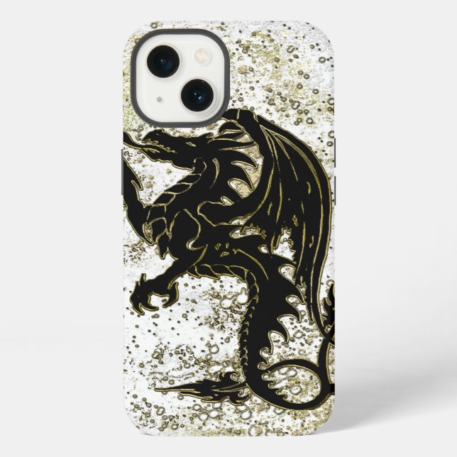 Traditioneller Drache iPhone Hülle (Rückseite)