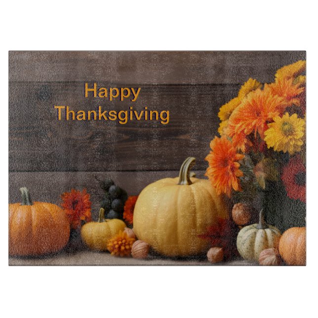 Traditioneller Erntedank-Schneidebrett Schneidebrett (Vorderseite)