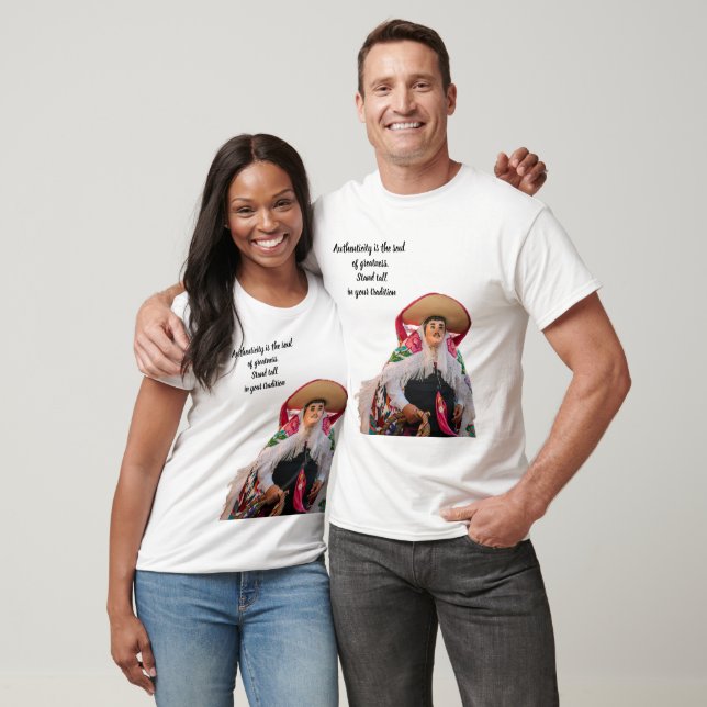 Traditioneller Folklore-Mann T-Shirt (Unisex)