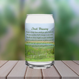 Traditioneller Irish Blessing Valley Regenbogen Dosenglas