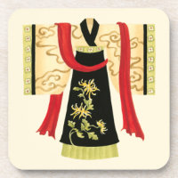 Traditioneller japanischer Kimono mit Blumendruck