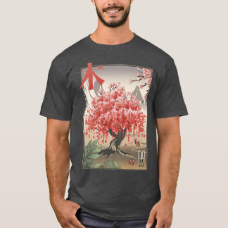 Traditioneller japanischer Kunstkirschbaum T-Shirt