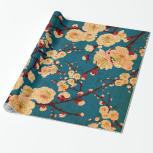 Traditioneller japanischer Vintage-Papierdruck Geschenkpapier