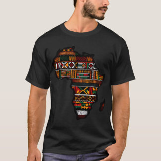 Traditioneller Kente African Black Culture Pride T T-Shirt