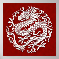 Traditioneller Kreis der chinesischen Drachen aus