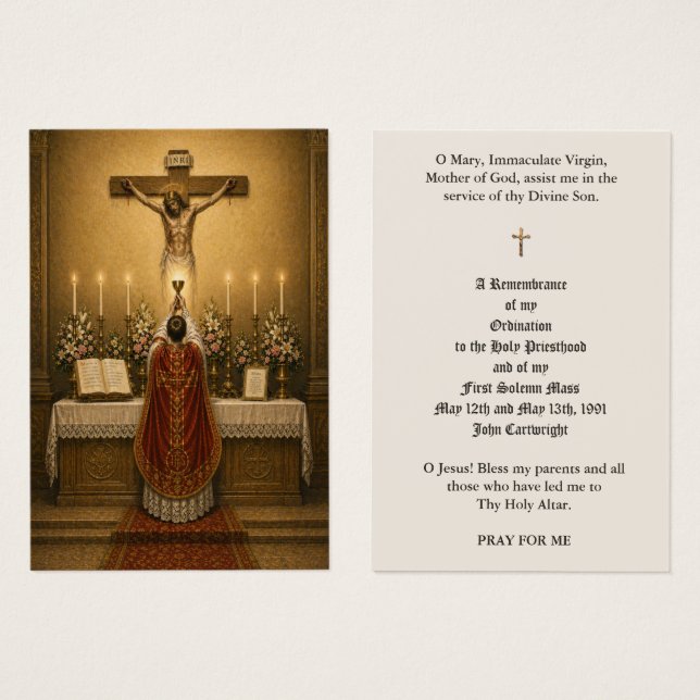 Traditioneller lateinischer Messkelch Elevatio Pri (Vorne & Hinten)