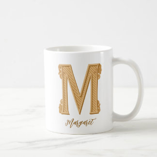 Traditioneller M Anfangsname Coffee Tasse