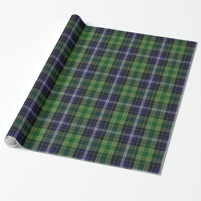 Traditioneller MacKellar Tartan-kariertes Geschenkpapier (Ungerollt)